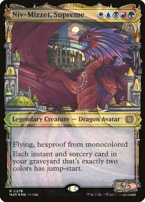 Niv-Mizzet, Supreme (219) [March of the Machine: The Aftermath] [Showcase]