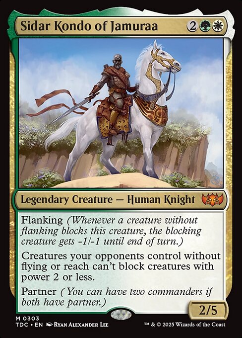 Sidar Kondo of Jamuraa (303) [Tarkir: Dragonstorm Commander]