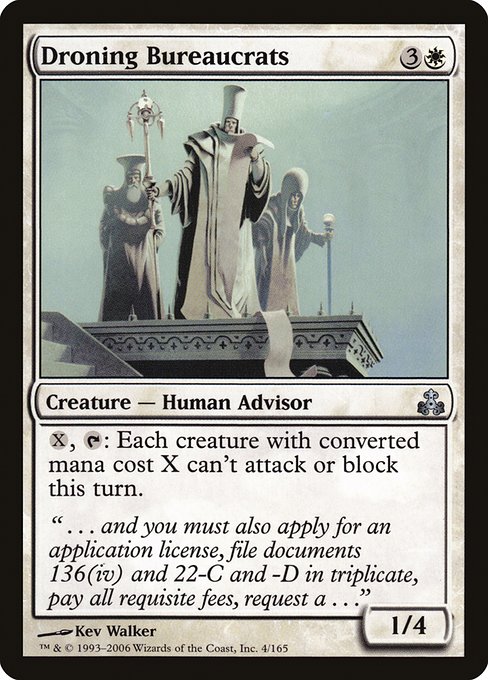 Droning Bureaucrats (4) [Guildpact]