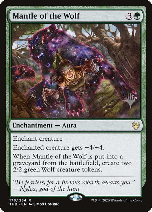 Mantle of the Wolf (178p) [Theros Beyond Death Promos]