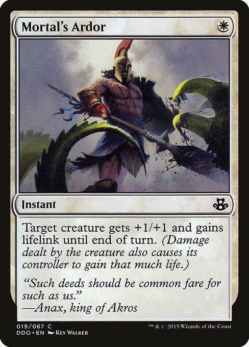 Mortal's Ardor (19) [Duel Decks: Elspeth vs. Kiora]