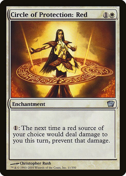 Circle of Protection: Red (11★) [Ninth Edition]