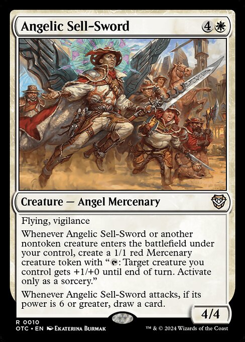 Angelic Sell-Sword (10) [Outlaws of Thunder Junction Commander]
