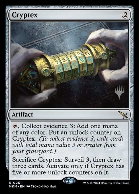 Cryptex (251p) [Murders at Karlov Manor Promos]