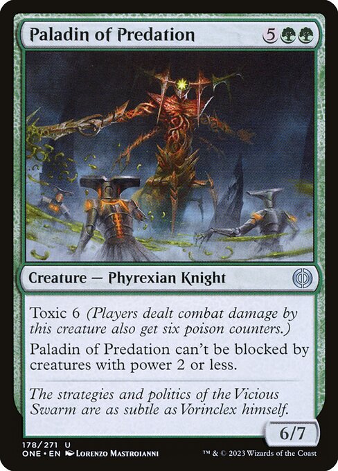 Paladin of Predation (178) [Phyrexia: All Will Be One]