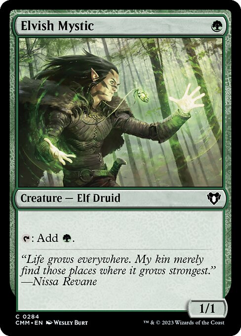 Elvish Mystic (284) [Commander Masters]