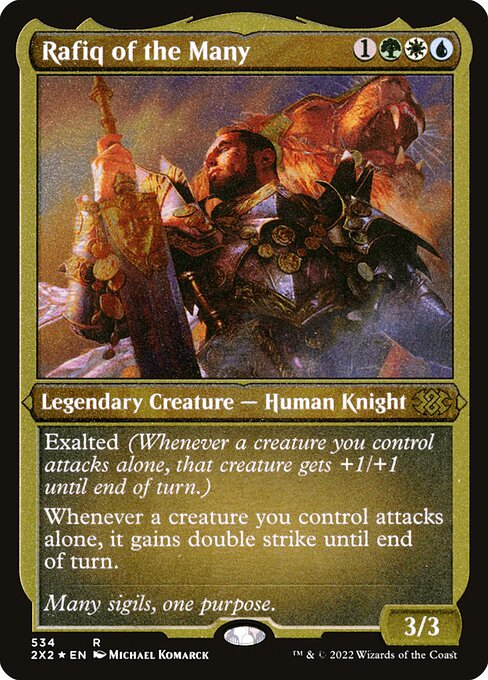 Rafiq of the Many (534) [Double Masters 2022]