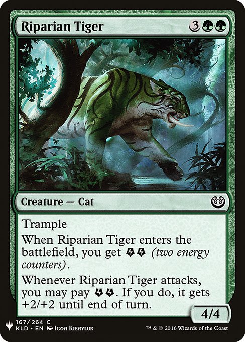 Riparian Tiger (KLD-167) [The List]