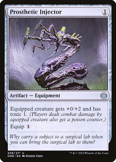 Prosthetic Injector (239) [Phyrexia: All Will Be One]