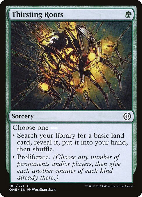 Thirsting Roots (185) [Phyrexia: All Will Be One]