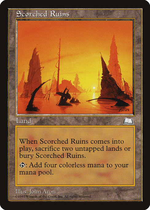 Scorched Ruins (166) [Weatherlight]