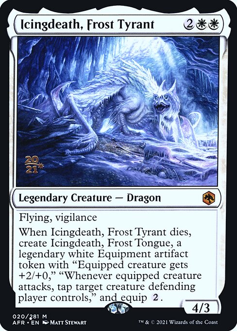 Icingdeath, Frost Tyrant (20s) [Adventures in the Forgotten Realms Promos]