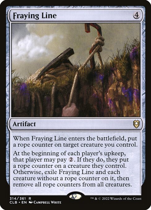 Fraying Line (314) [Commander Legends: Battle for Baldur's Gate]