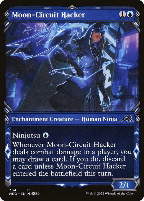 Moon-Circuit Hacker (334) [Kamigawa: Neon Dynasty] [Showcase]