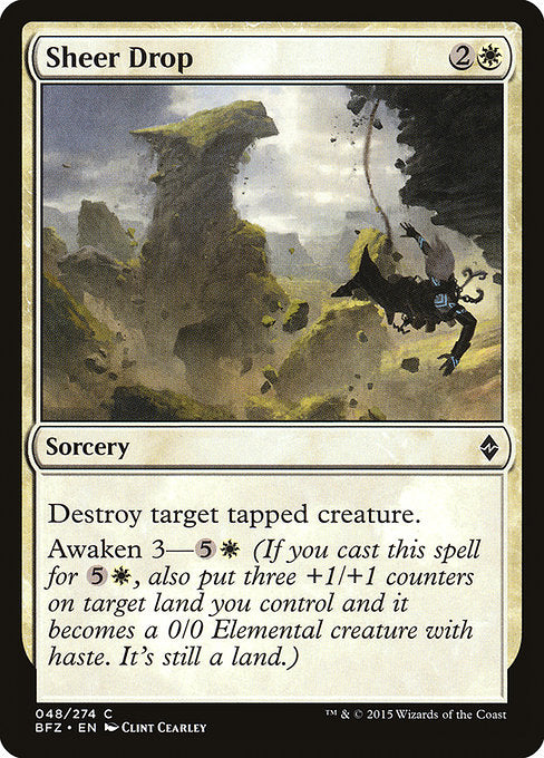 Sheer Drop (48) [Battle for Zendikar]