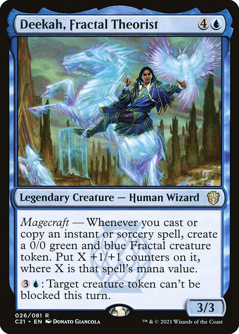 Deekah, Fractal Theorist (26) [Commander 2021]