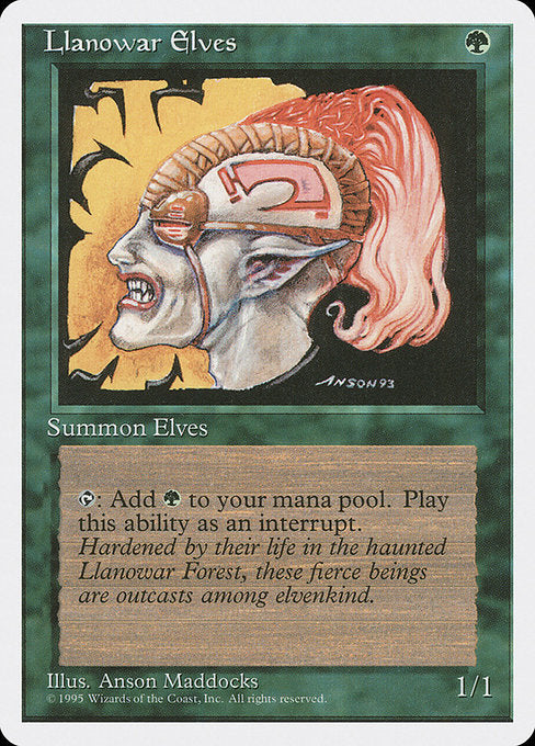 Llanowar Elves (261) [Fourth Edition]