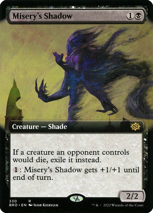 Misery's Shadow (330) [The Brothers' War] [Extended Art]