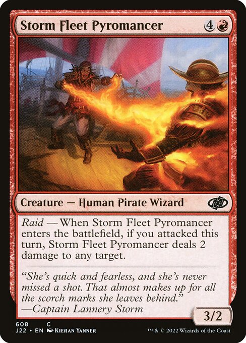 Storm Fleet Pyromancer (608) [Jumpstart 2022]