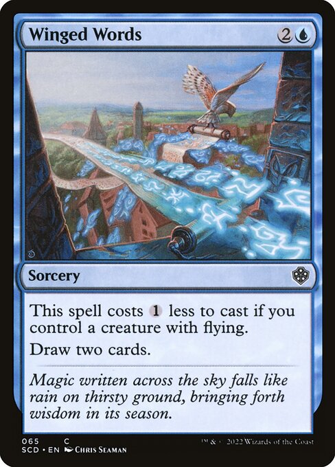 Winged Words (65) [Starter Commander Decks]