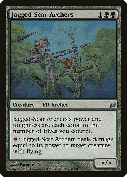 Jagged-Scar Archers (222) [Lorwyn]