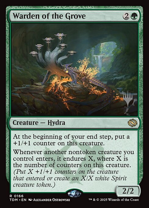 Warden of the Grove (166p) [Tarkir: Dragonstorm Promos]