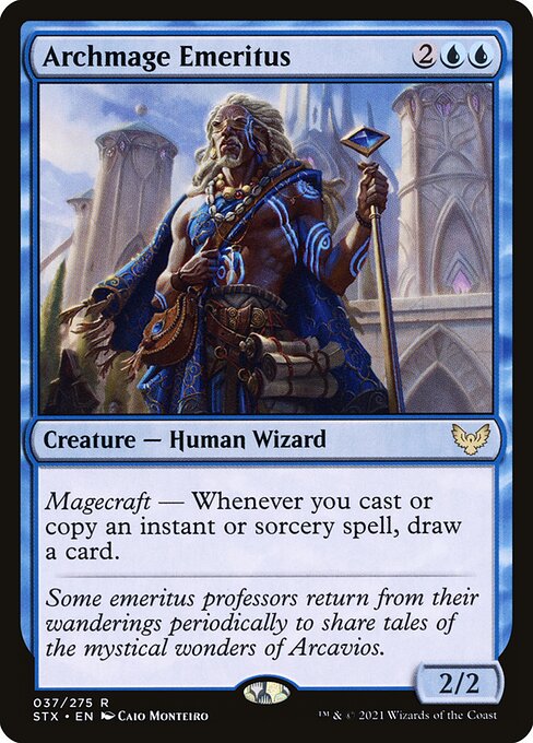 Archmage Emeritus (37) [Strixhaven: School of Mages]