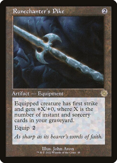 Runechanter's Pike (48) [The Brothers' War Retro Artifacts]
