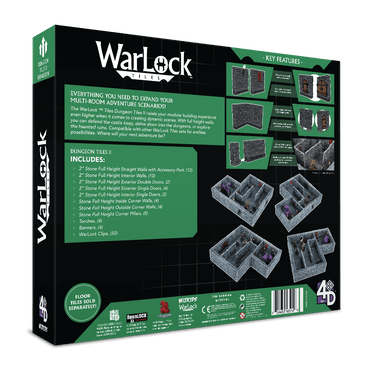 WARLOCK DUNGEON TILES II: STONE WALLS EXPANSION image 1