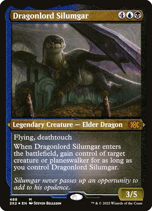 Dragonlord Silumgar (488) [Double Masters 2022]