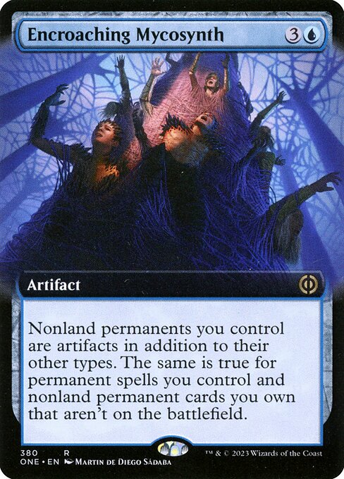 Encroaching Mycosynth (380) [Phyrexia: All Will Be One] [Extended Art]