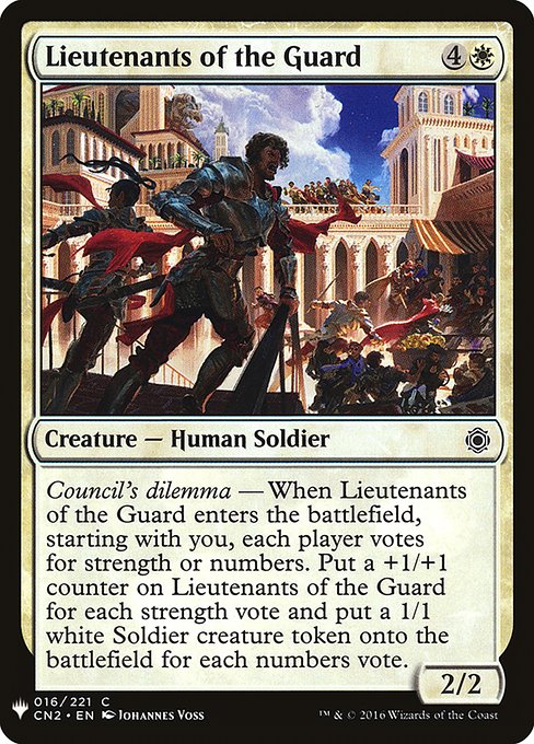 Lieutenants of the Guard (CN2-16) [The List]
