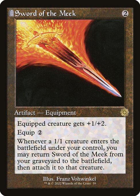 Sword of the Meek (59) [The Brothers' War Retro Artifacts]