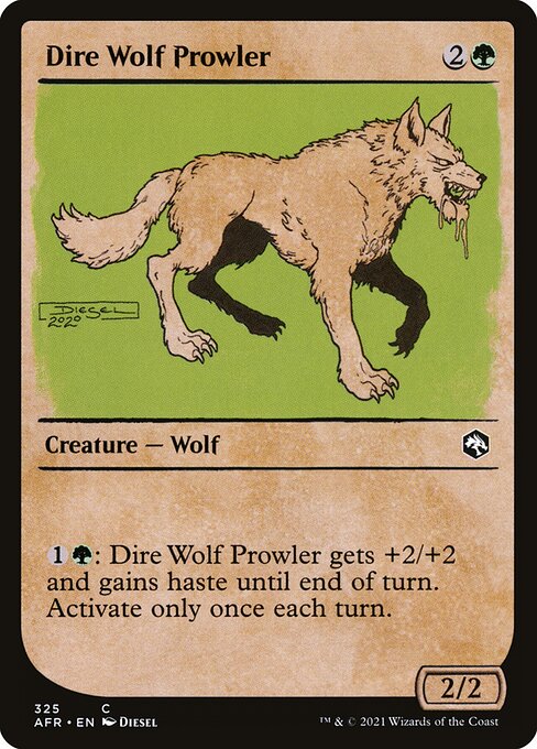 Dire Wolf Prowler (325) [Adventures in the Forgotten Realms] [Showcase]
