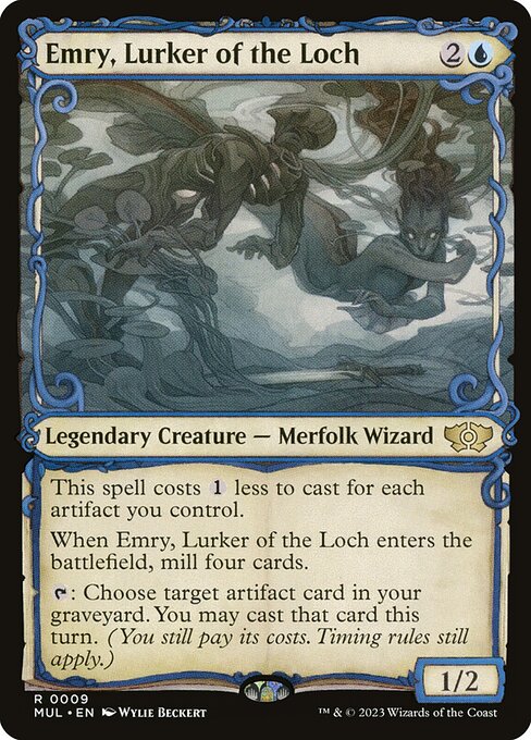 Emry, Lurker of the Loch (9) [Multiverse Legends] [Showcase]