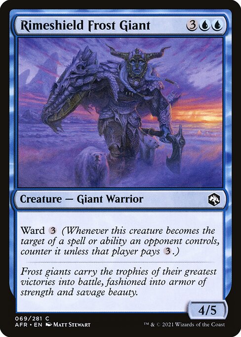Rimeshield Frost Giant (69) [Adventures in the Forgotten Realms]