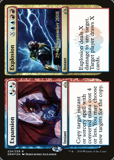 Expansion // Explosion (224s) [Guilds of Ravnica Promos]