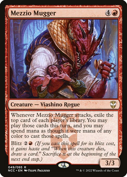 Mezzio Mugger (49) [New Capenna Commander]