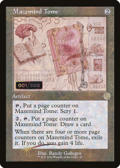 Mazemind Tome (93z) [The Brothers' War Retro Artifacts]