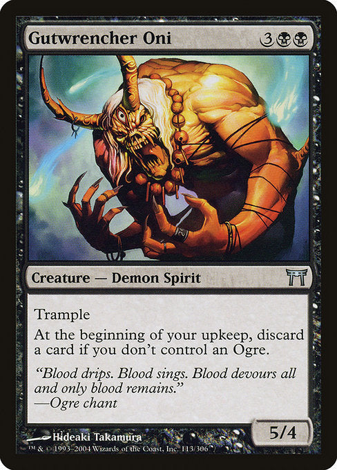 Gutwrencher Oni (113) [Champions of Kamigawa]