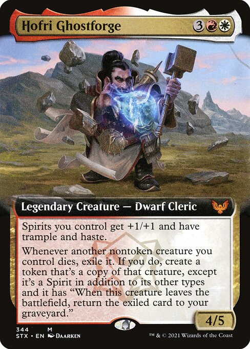 Hofri Ghostforge (344) [Strixhaven: School of Mages] [Extended Art]