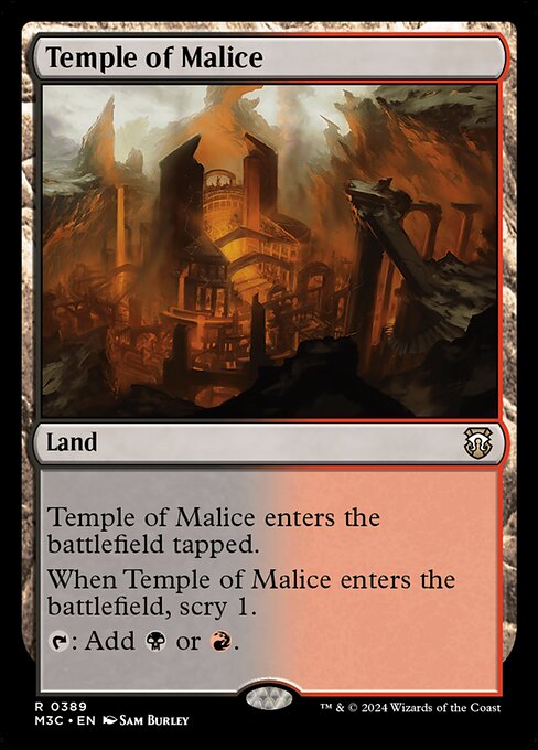 Temple of Malice (389) [Modern Horizons 3 Commander]