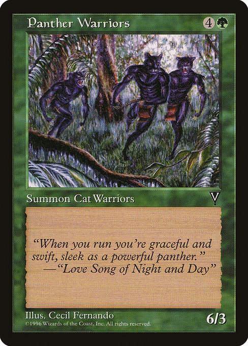 Panther Warriors (115) [Visions]