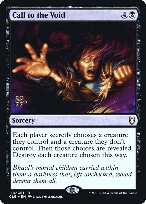 Call to the Void (118s) [Battle for Baldur's Gate Promos]