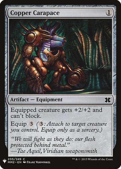 Copper Carapace (MM2-205) [The List]