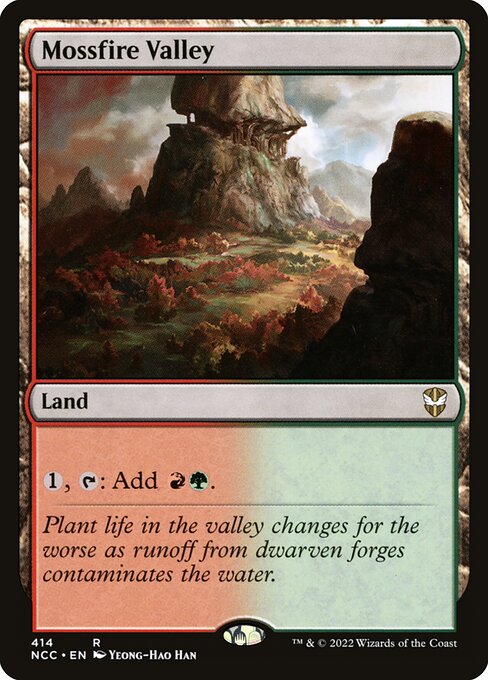 Mossfire Valley (414) [New Capenna Commander]