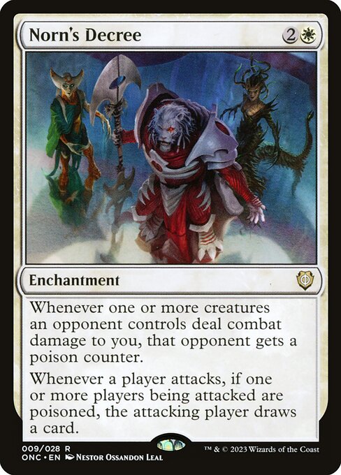 Norn's Decree (9) [Phyrexia: All Will Be One Commander]