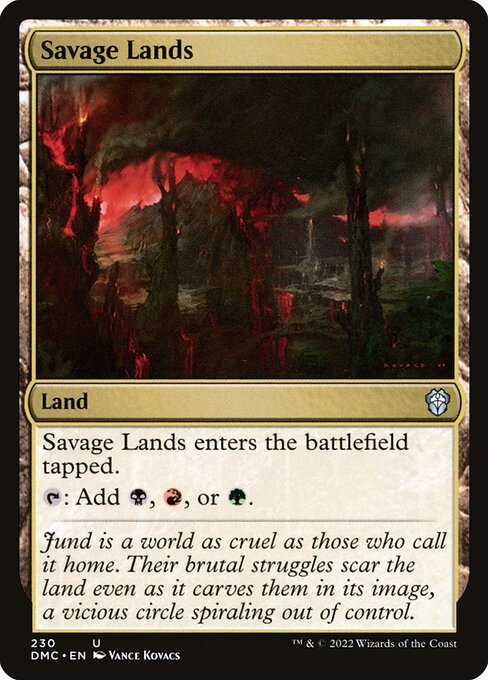Savage Lands (230) [Dominaria United Commander]