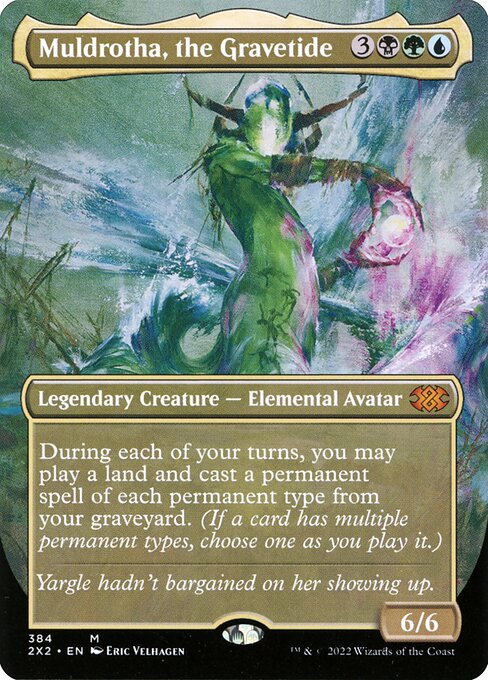 Muldrotha, the Gravetide (384) [Double Masters 2022] [Borderless]