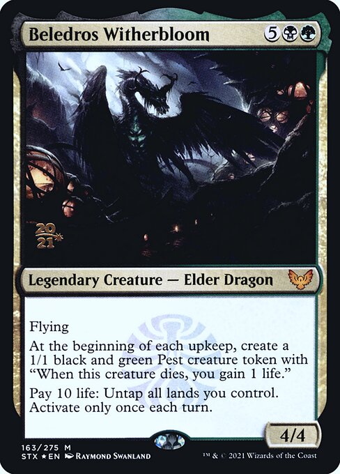 Beledros Witherbloom (163s) [Strixhaven: School of Mages Promos]